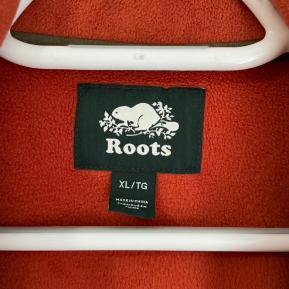 Roots Men's Fleece Jacket in Size XL EUC - Picture 2 of 14